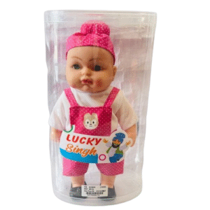 Lucky Singh Doll in pink traditional outfit