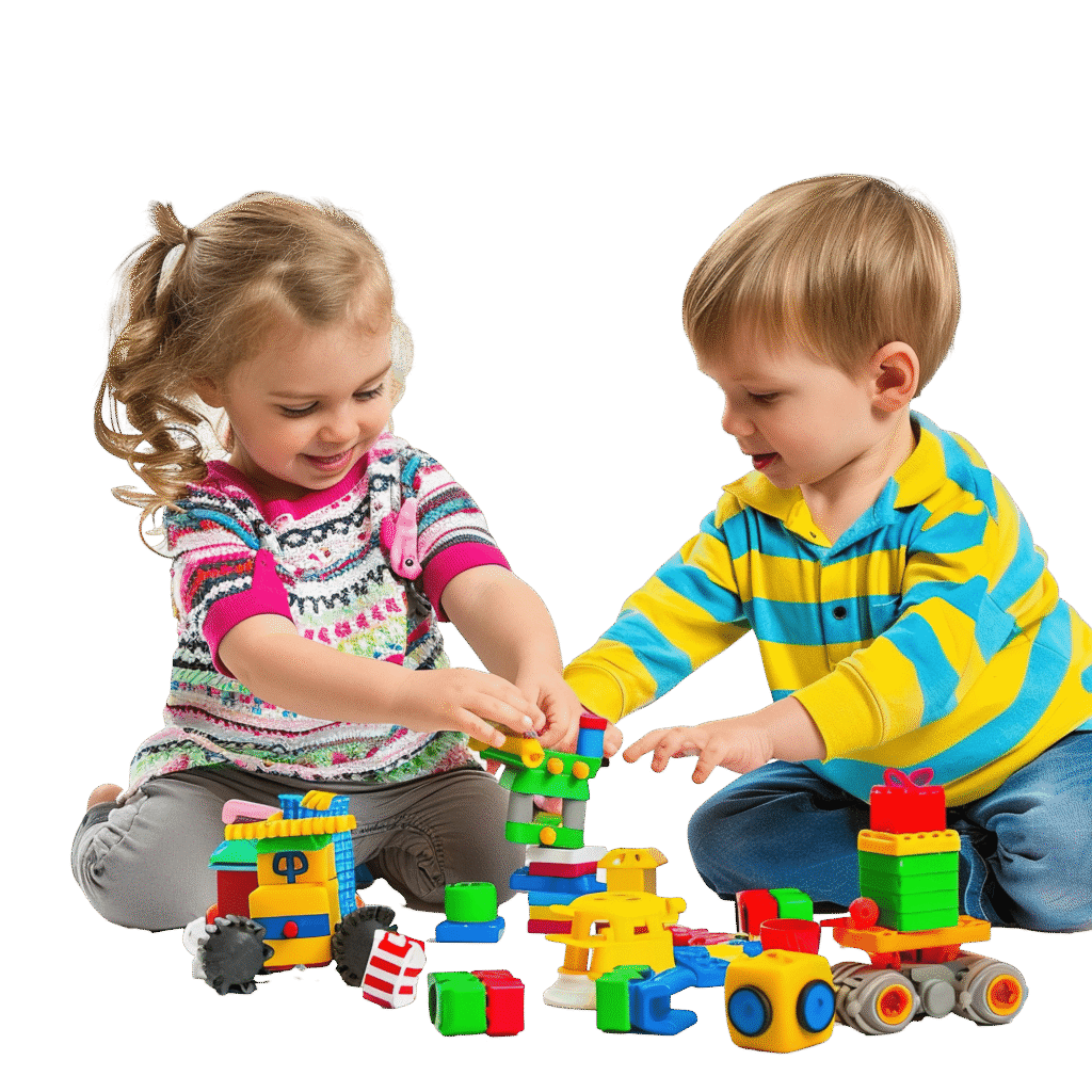 Children playing with educational toys – #Toys and Stationary